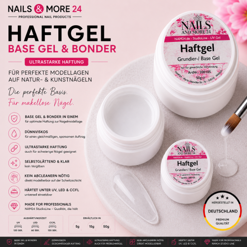 NAM24 - Haftgel | Base Gel |  Bonder (5-50ml)
